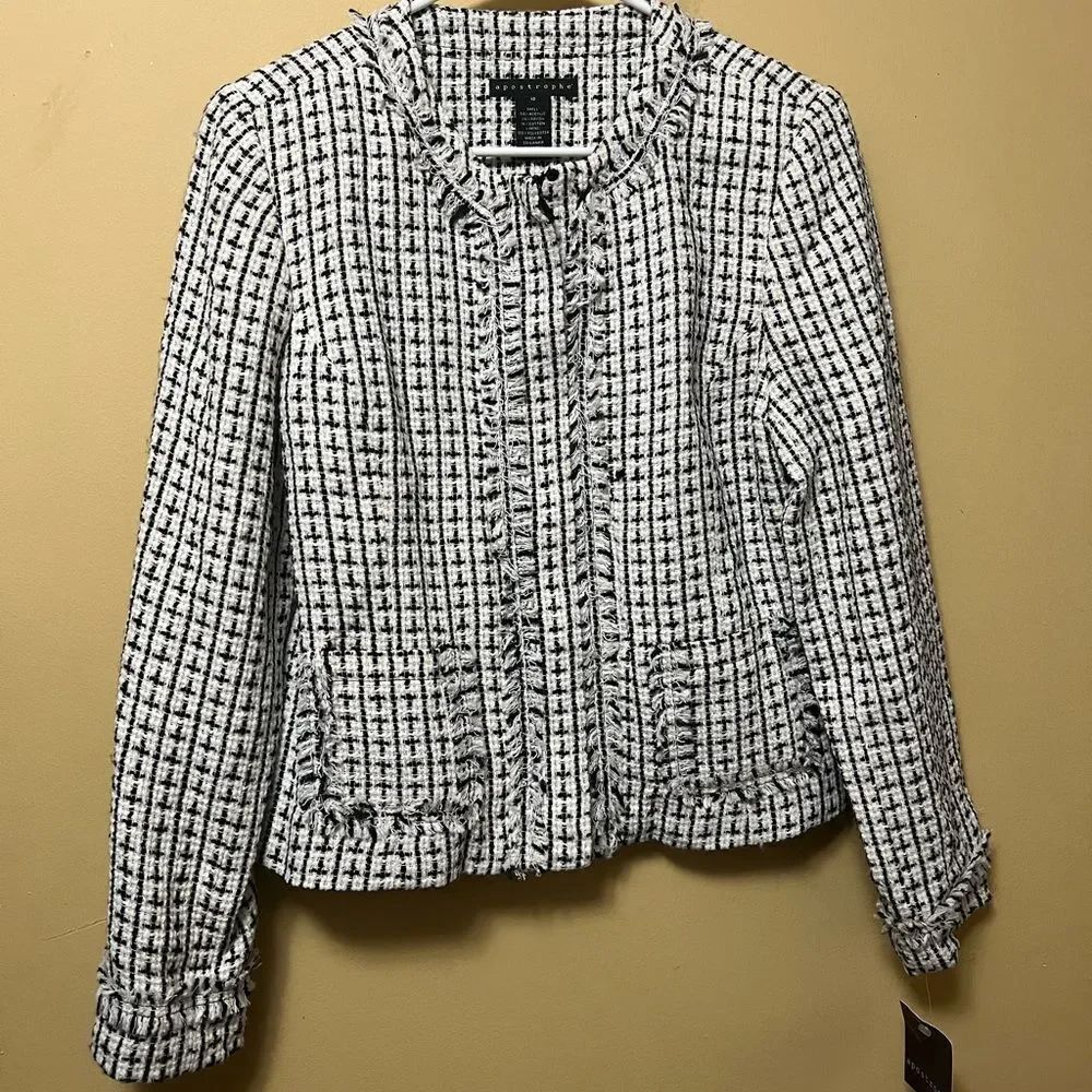 New APOSTROPHE Printed Evening Jacket